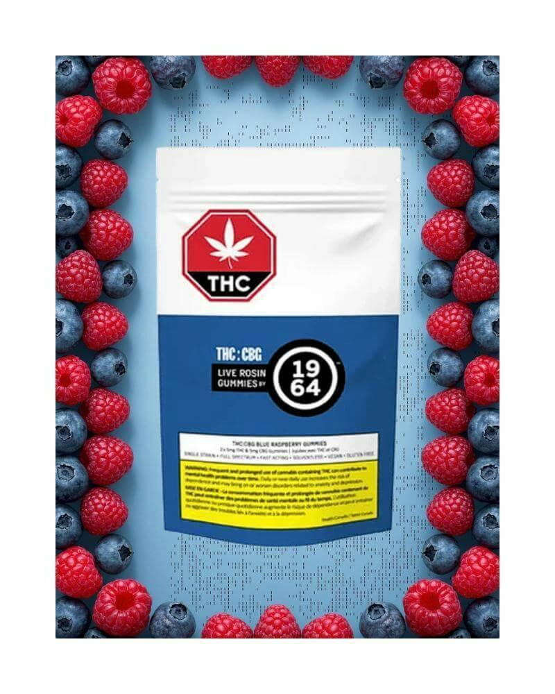 Blue Raspberry THC+CBG Live Rosin Blue Dream Soft Chews | 10mg CBG + 10mg THC