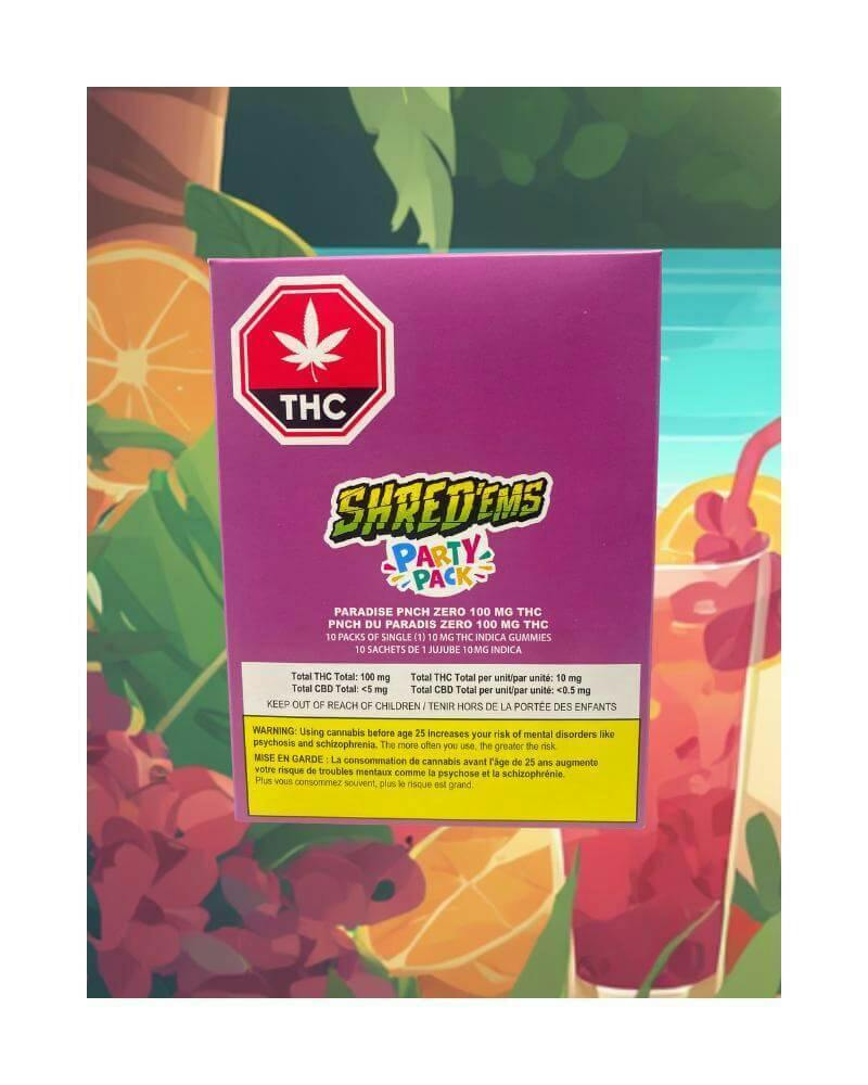 Pardise PNCH Zero MAX10 Party Pack Soft Chews | 100mg THC