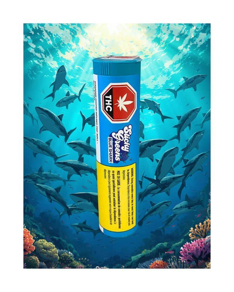 Blue Shark Infused Pre-Rolls | 3 x 0.5g