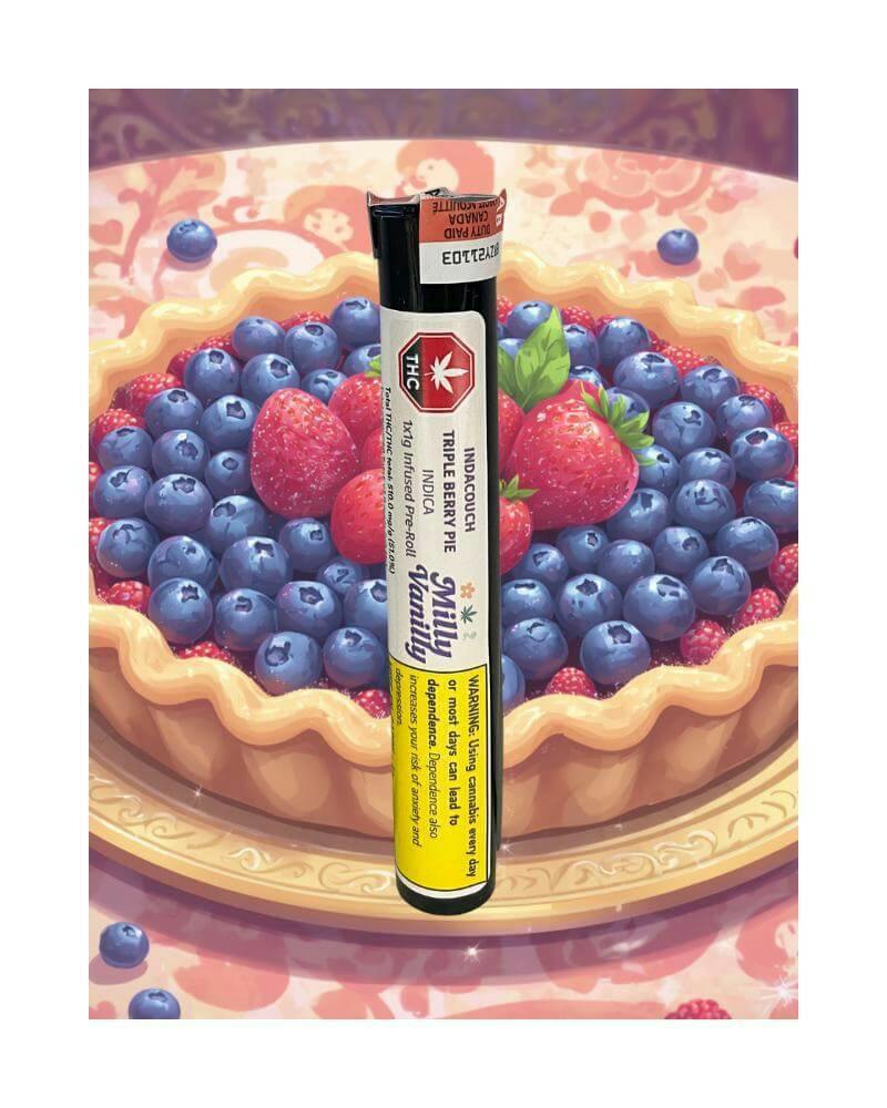 Inda Couch Triple Berry Pie Infused Pre-Rolls | 1 x 1g