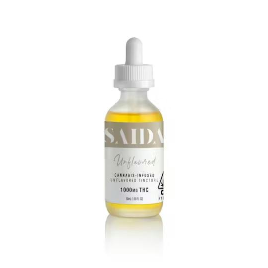 SAIDA - THC TINCTURE - UNFLAVORED - 1000MG