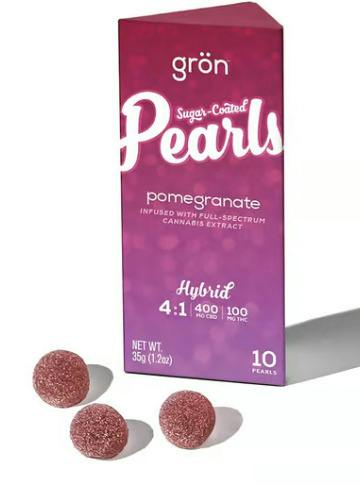 Gron Pearls: Pomegranate 4:1 - CBD/THC