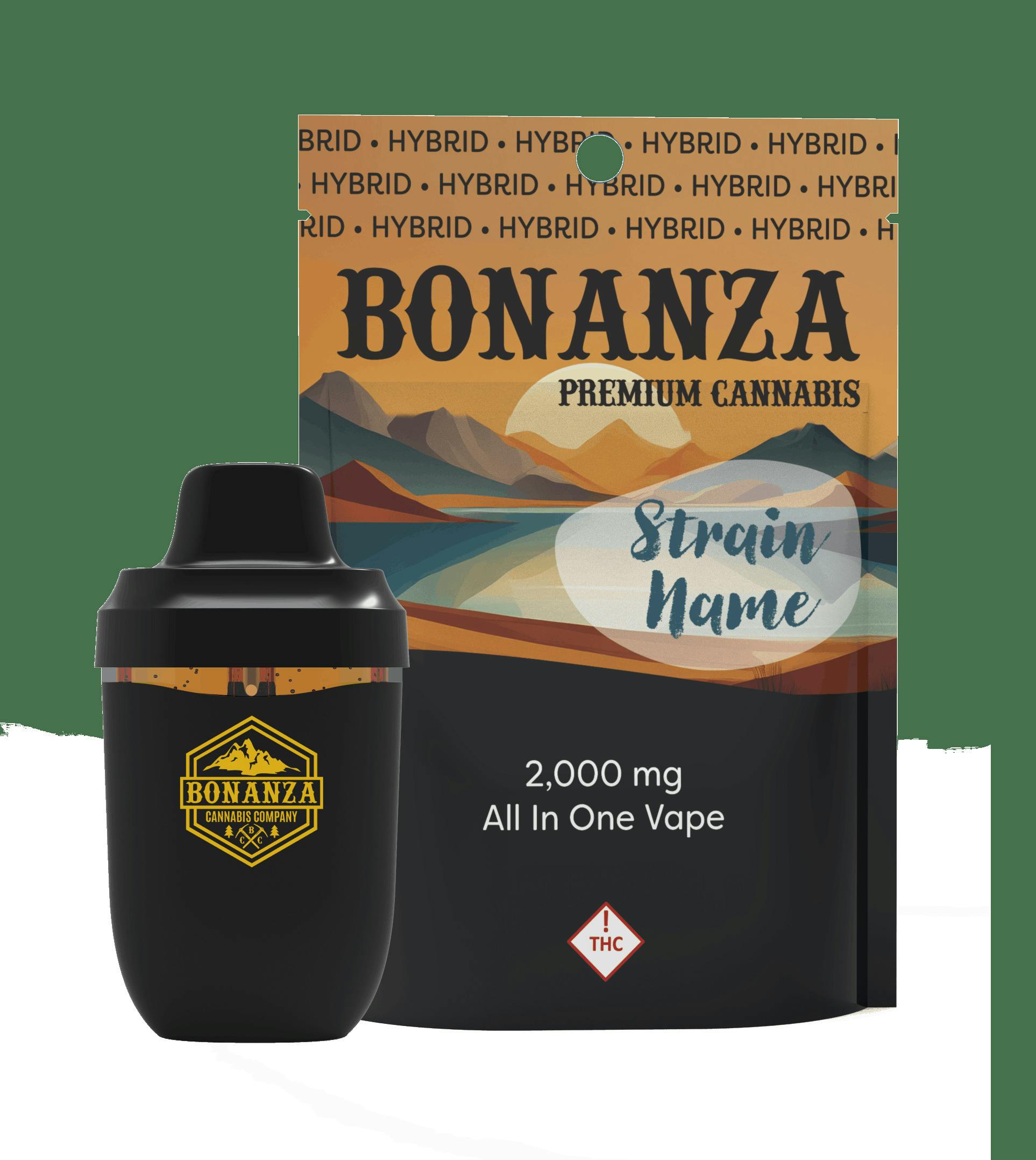 Bonanza | 2g AIO | Strawberry Cough cannabis product