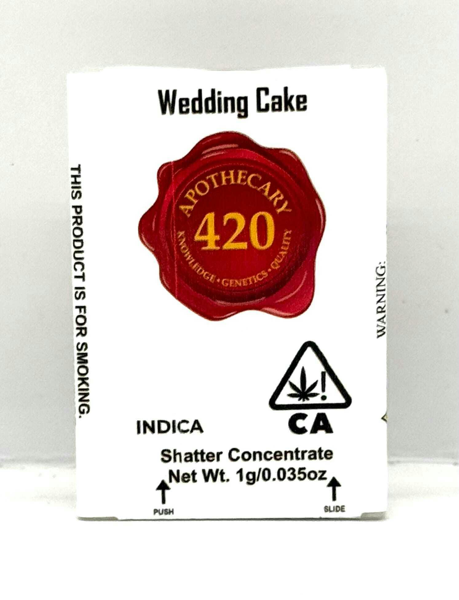 Apothecary 420 Wedding Cake