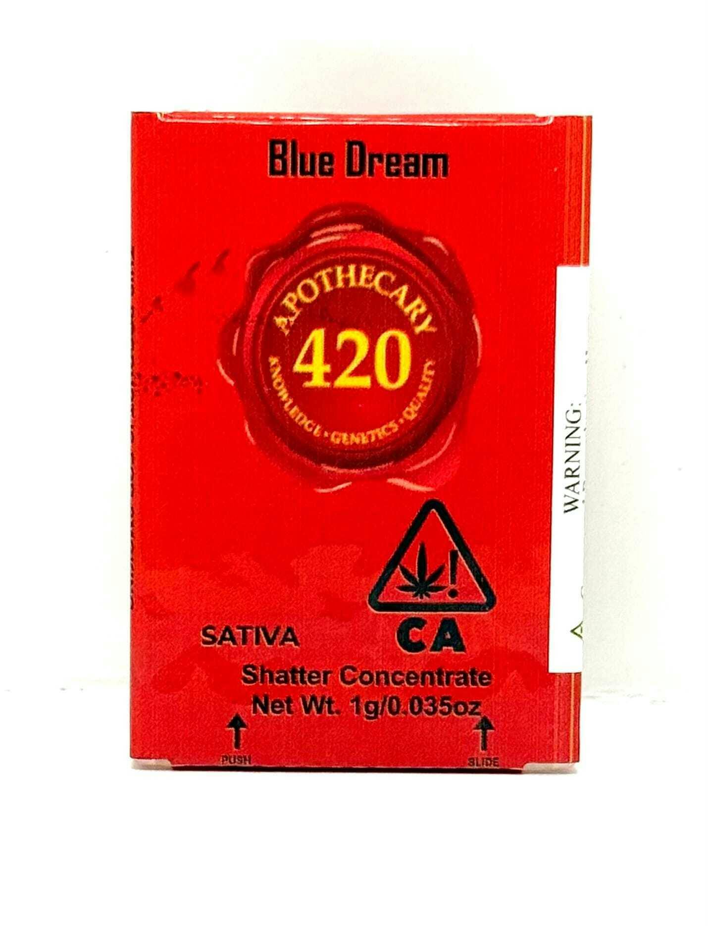 Apothecary 420 - Blue Dream 1g Sativa Shatter