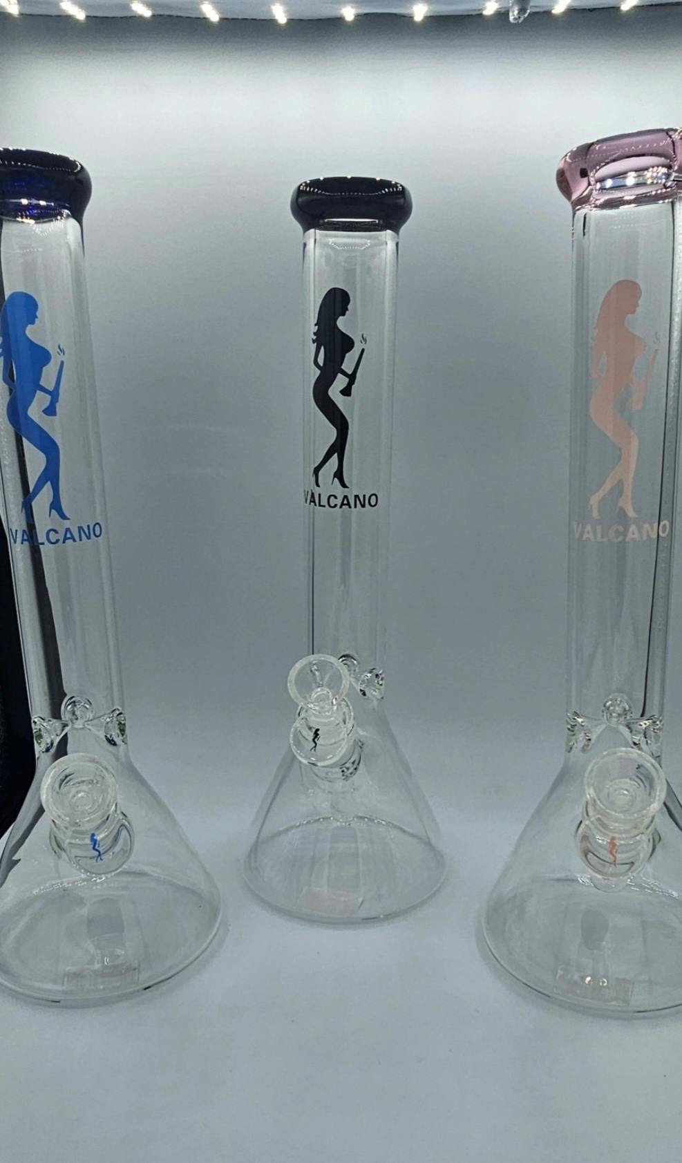 VALCANO - 12' Assorted Colour Bongs