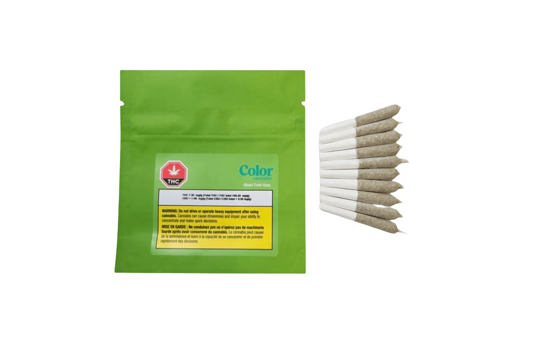 Color Cannabis - Ghost Train Haze Pre-Roll - Sativa 3.5G