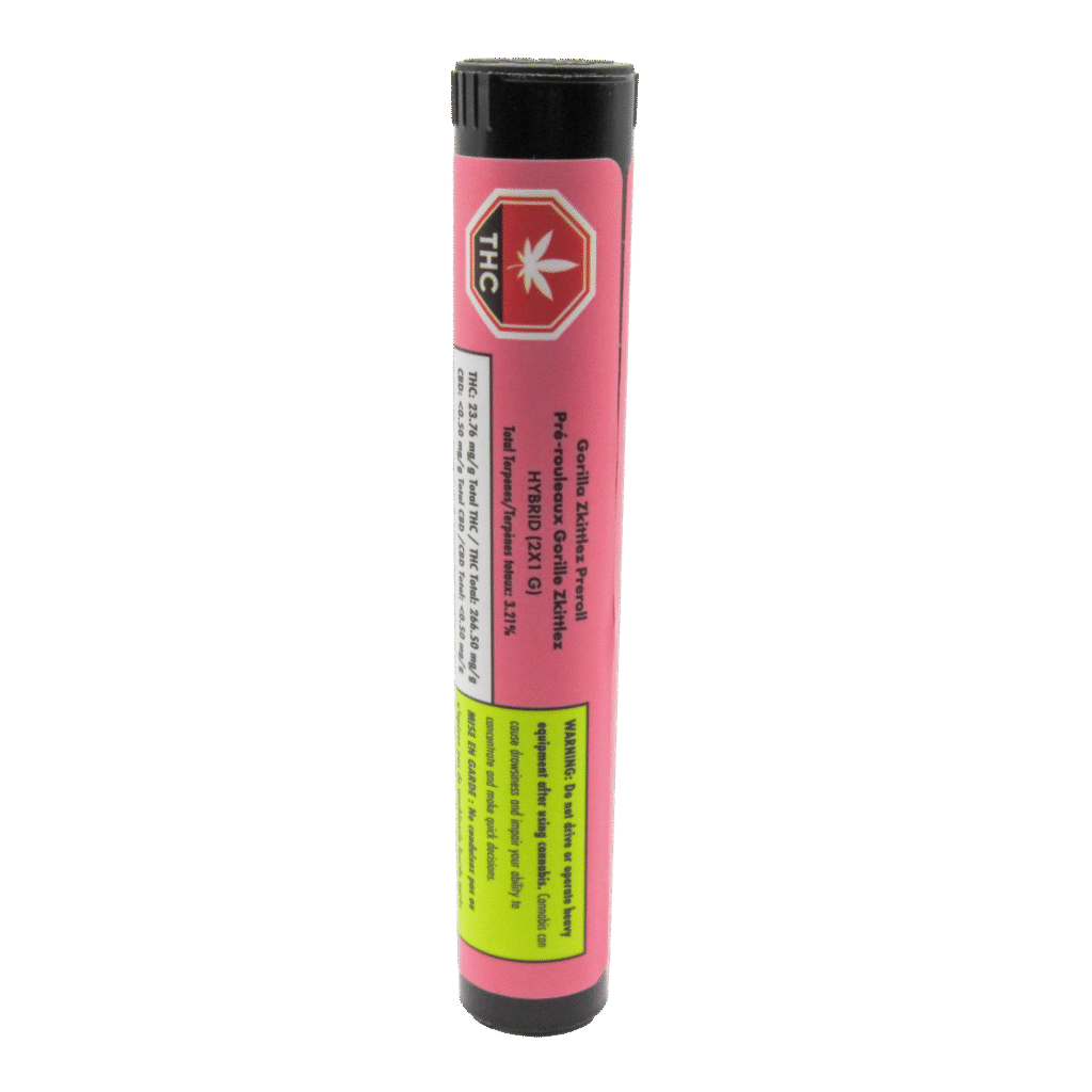 GREEN MOUNTAIN- Gorilla Zkittlez Pre-Rolls 2 x 1G