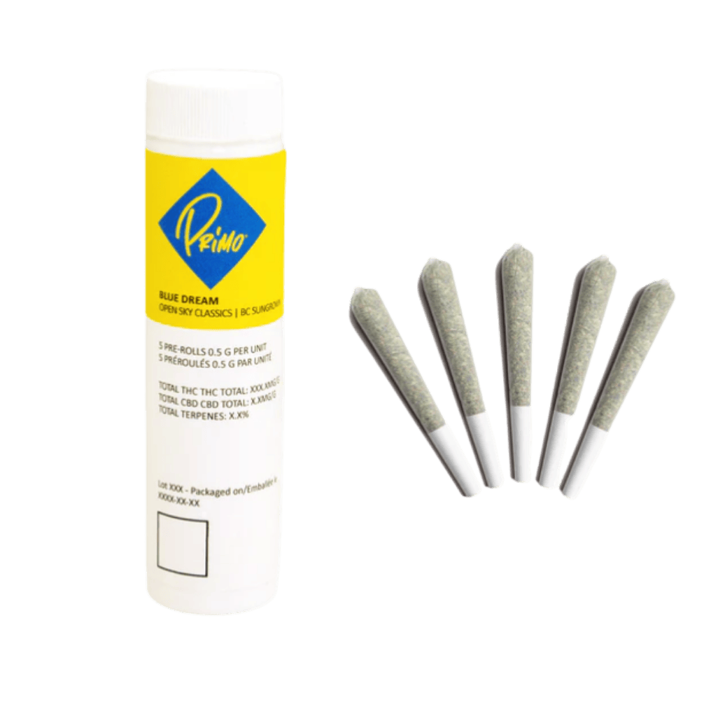PRIMO - BLUE DREAM PRE-ROLLS 5 x 0.5g