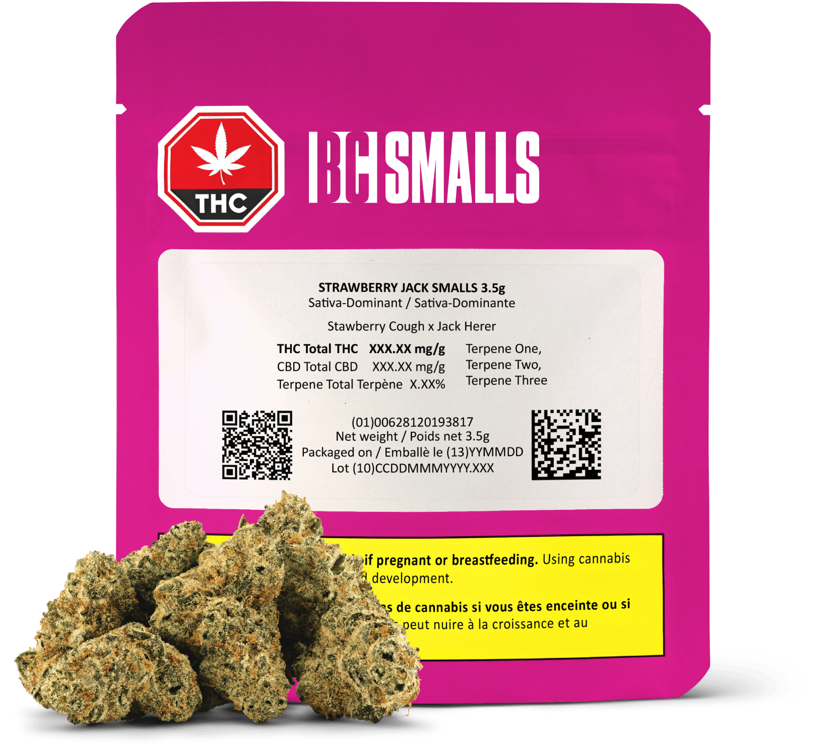 BC SMALLS - STRAWBERRY JACK SMALLS 3.5G