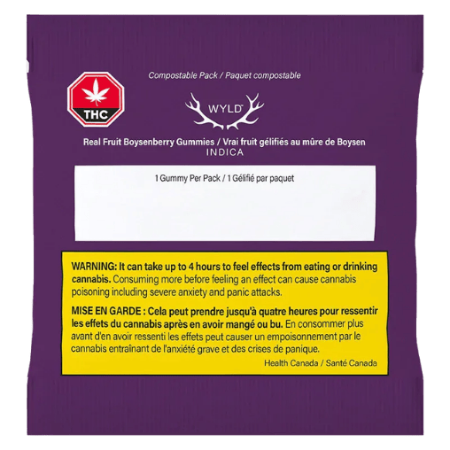 WYLD - REAL FRUIT BOYSENBERRY 2:1:1 CBD:THC:CBN GUMMY