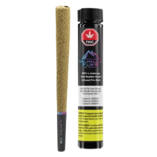 VALHALLA - MKU X JEALOUSY BUBBLE HASH INFUSED PRE-ROLL LTO 1G