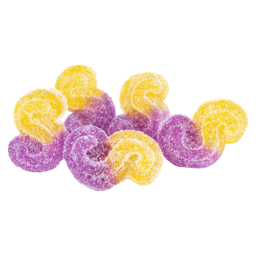 SOURZ BY SPINACH - FULLY BLASTED PEACH PASSIONFRT CBN:THC CHEWS MULTI (10 PACK)