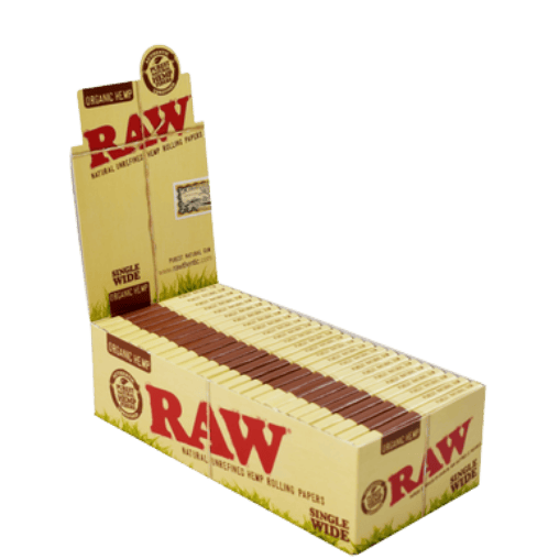 RAW Organic Hemp Single Wide Papers