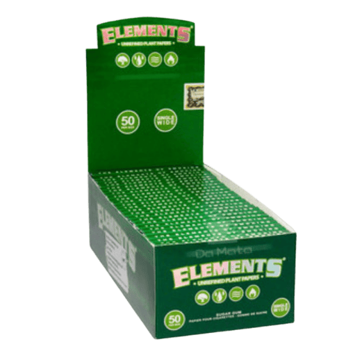 Elements Green Single Wide Rolling Paper