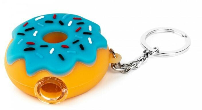 2.25" Donut Hand Pipe & Keychain