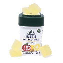 Wana Edibles -Sour Exotic Yuzu 2:1 200 CBD/100 THC