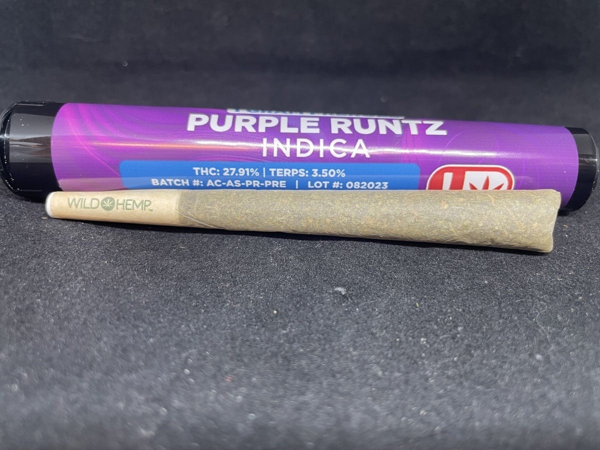 AA-1G Prerolls -Purple Runtz (I) at Green Canopy Solutions