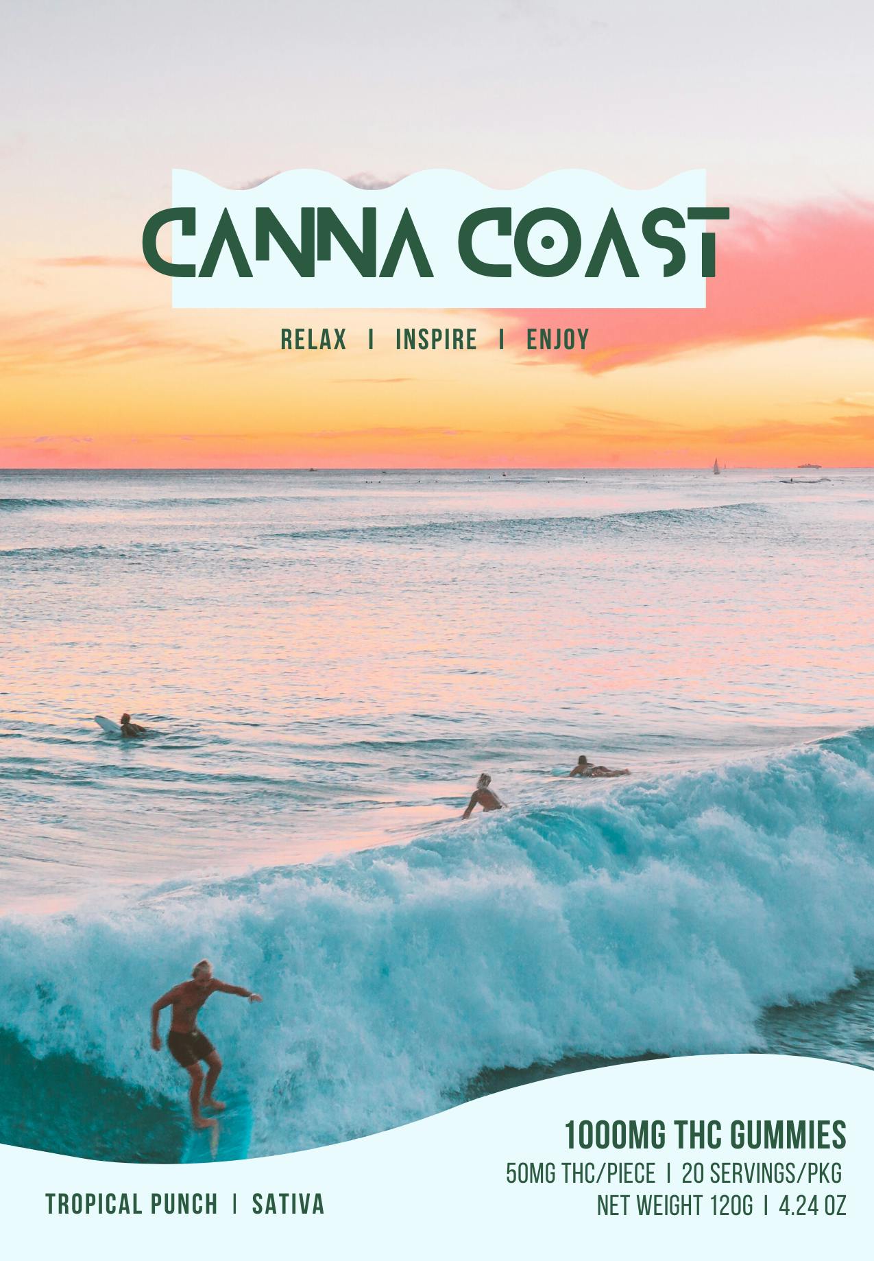 Canna Coast -Tropical Punch (S)