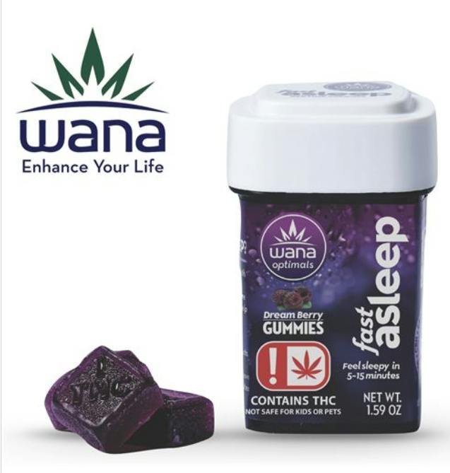 Wana Edibles -Fast Asleep Dreamberry 10mg