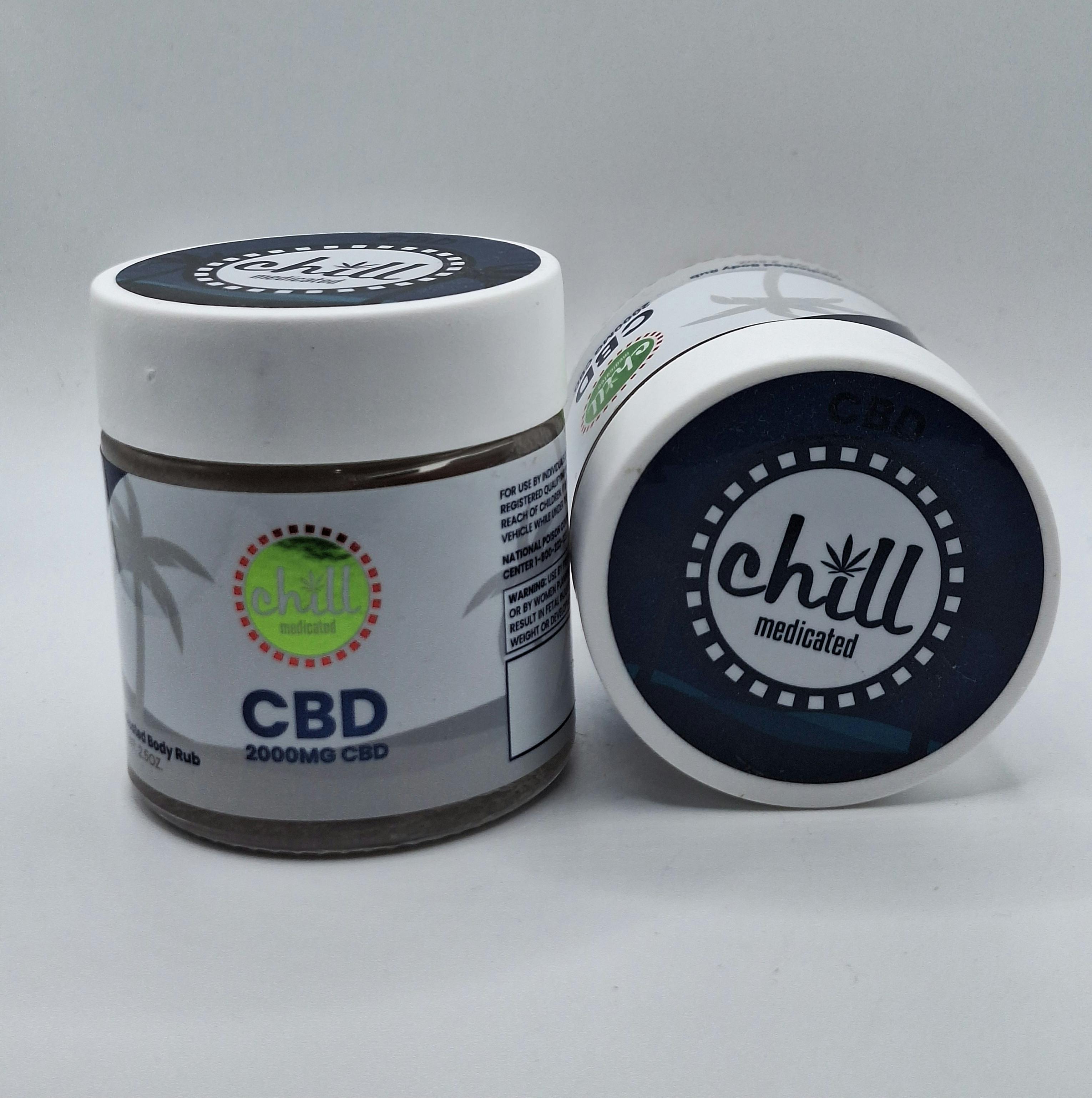 Chill Medicated Rub - 2000mg CBD
