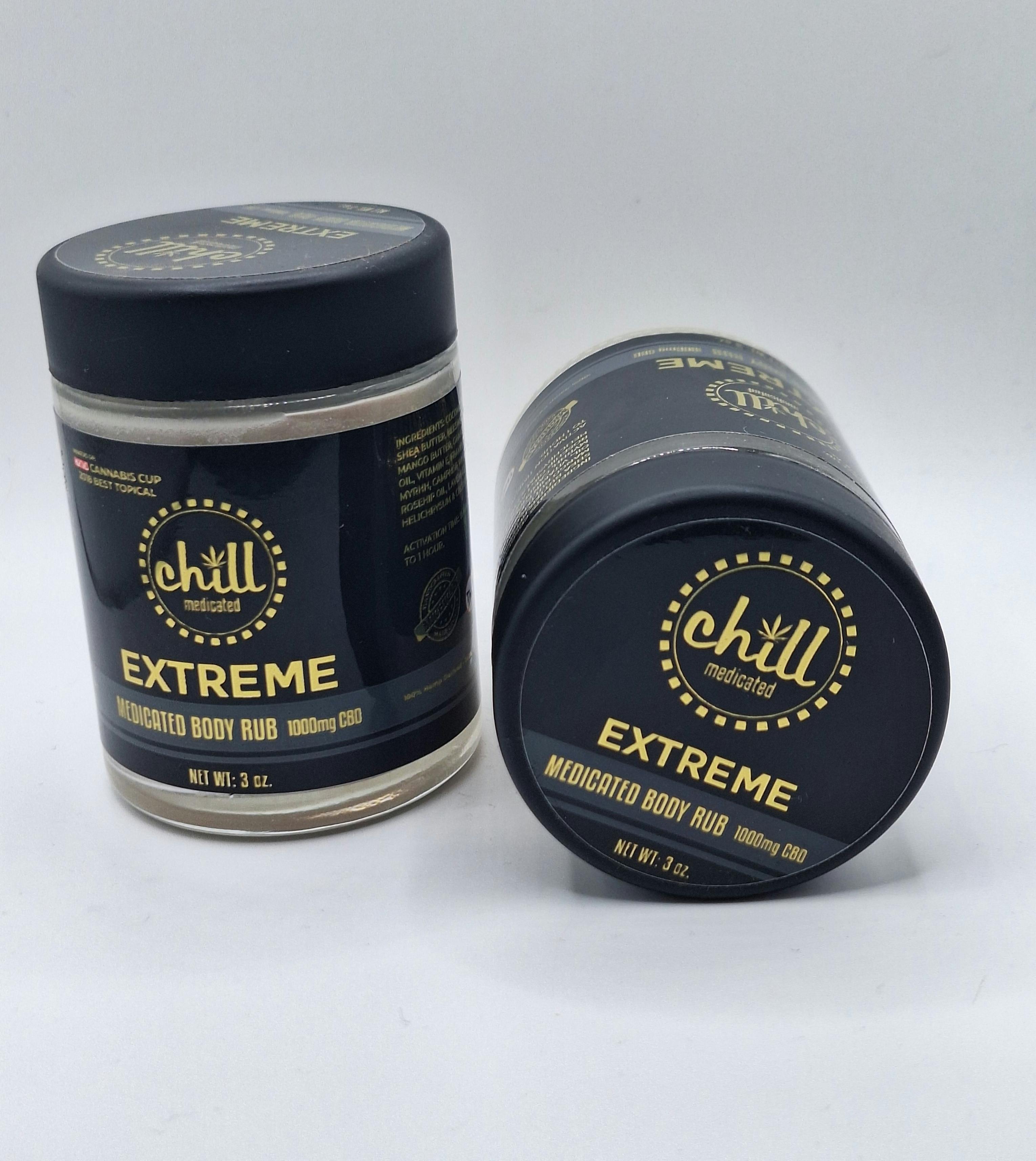 Chill Medicated Rub - 1000mg CBD