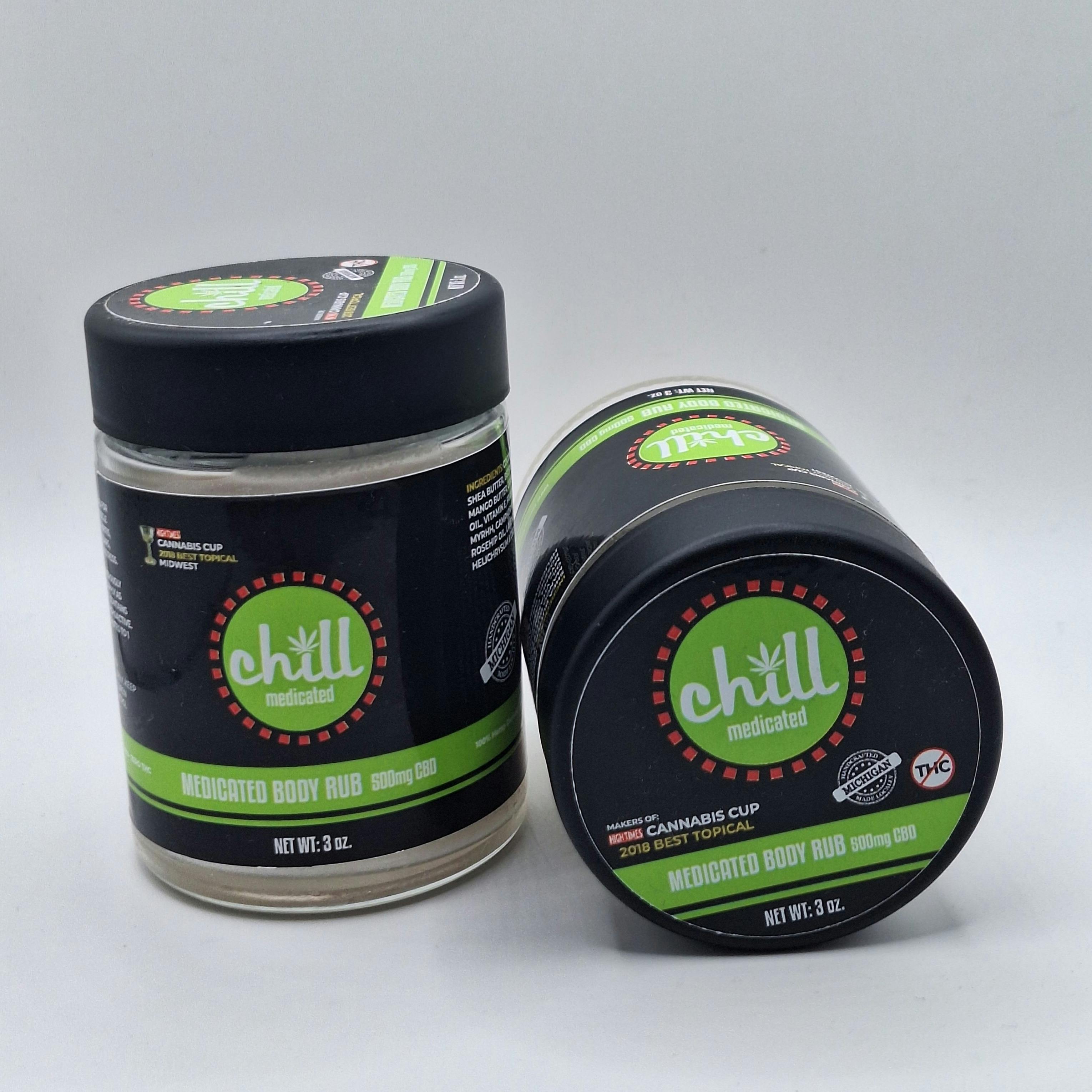 Chill Medicated Rub - 500mg CBD