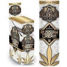 Billionaire Hemp Wraps - Russian Cream - 2 Pack at Boogiez Jackson