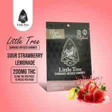Little Tree - Sour Strawberry Lemonade - 200mg Hash Rosin Gummies