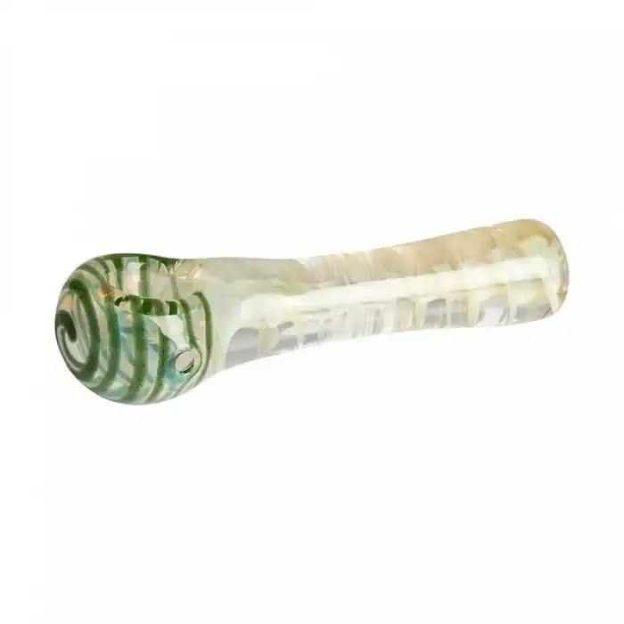 RED EYE GLASS GREEN CORKSCREW PIPE