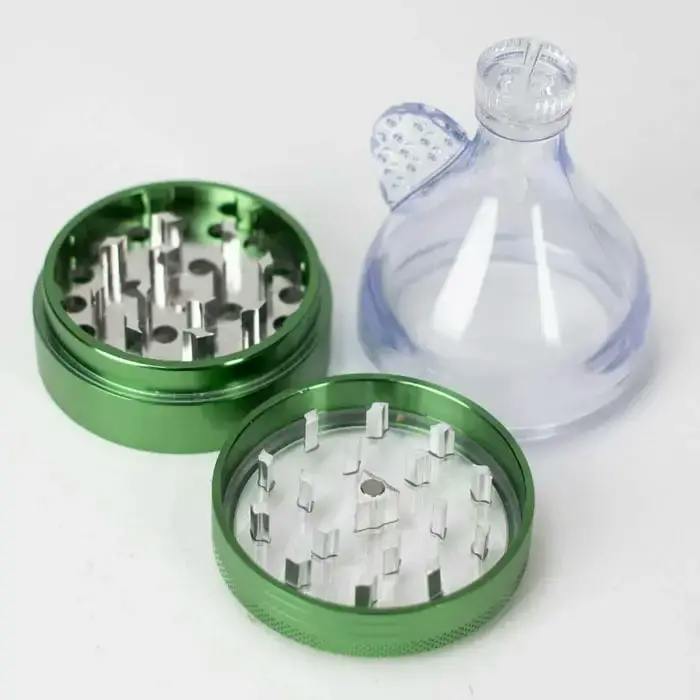 PLASTIC FUNNEL WITH GRINDER