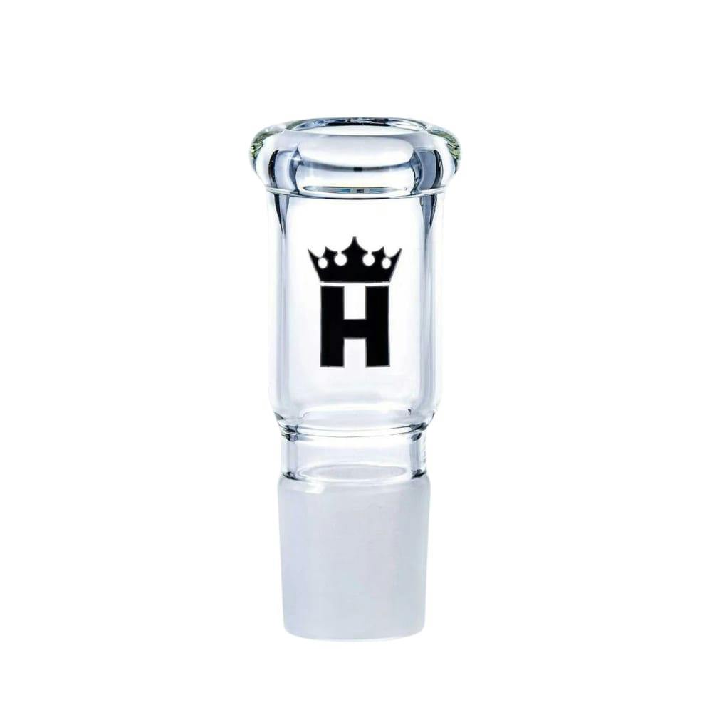 Shorty Top Tube Bong - 7mm Thick Glass - Black Logo Water Pipe