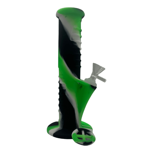 8" Straight Tube Silicone Bong
