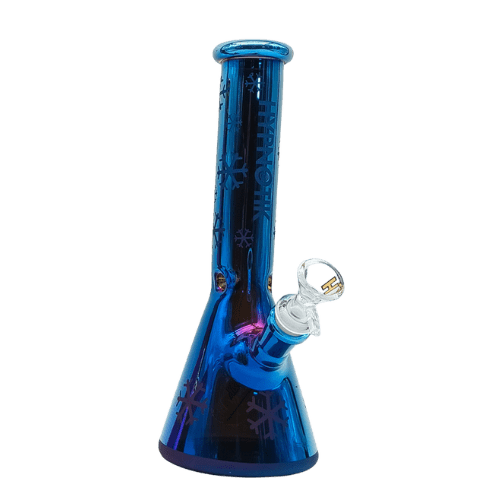 Hypnontik 10" Electroplated Snowflake Bong