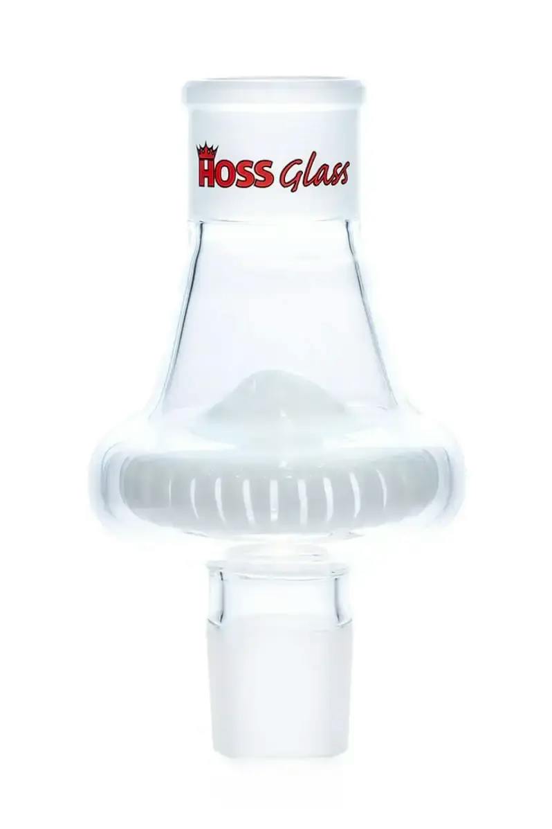 7" Hoss Glass UFO Percolator (Milk White)