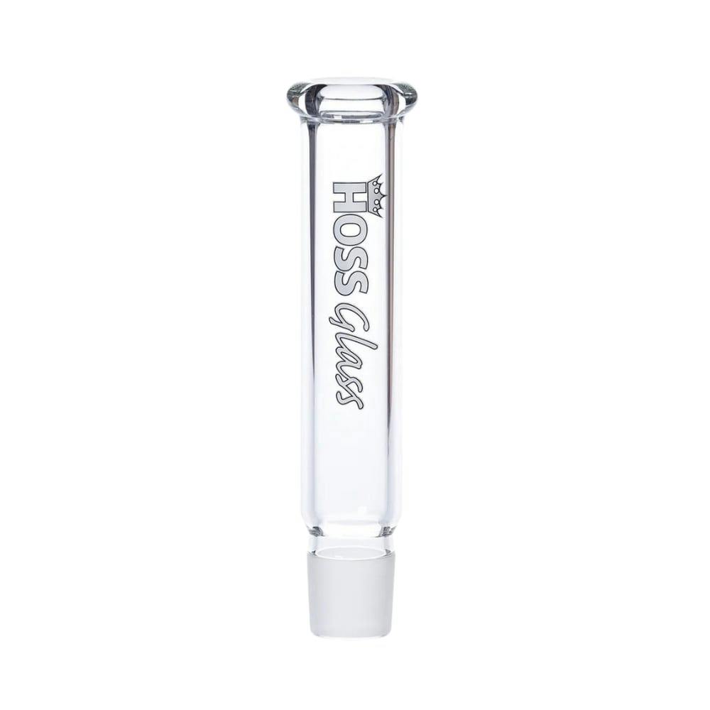 9" 7mm Hoss Glass Top Tube - White