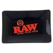 RAW - Black Glass - Rolling Tray - Mini