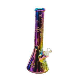 14 INCH HYPNOTIK ELECTROPLATED SNOWFLAKE BONG