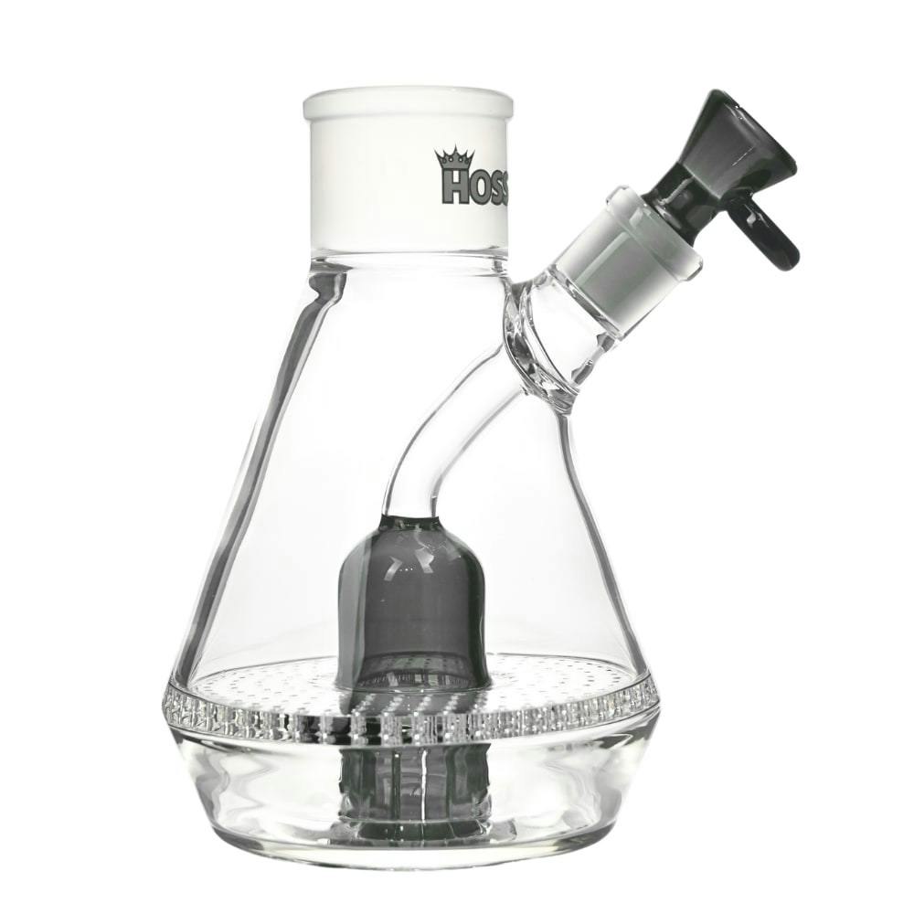 Hoss Glass - Build-a-Bong Honeycomb Beaker Base - Smoke