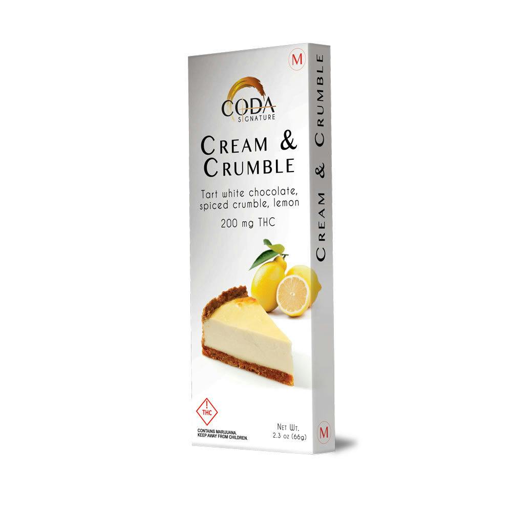 200mg Coda White Chocolate - Cream and Crumble