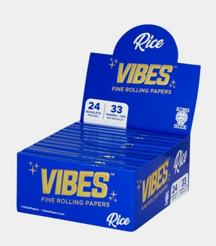 King Size Slim Rice Papers & Tips [33pk] at RISE Medical Marijuana Dispensary Tallahassee on Tennessee