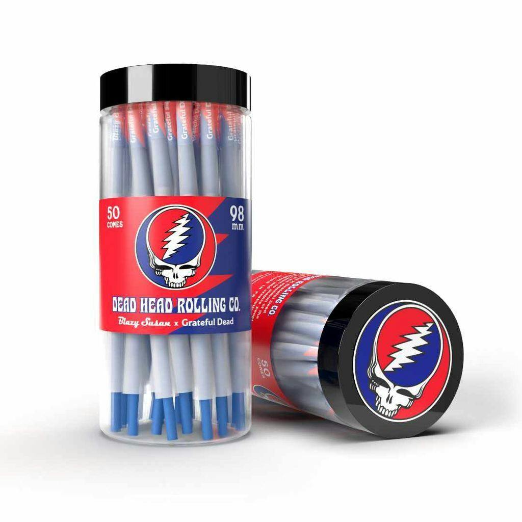 Dead Head Rolling Co 98mm White Cones [50pk]