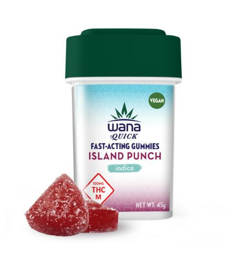 Wana 100mg Gummies (Quicks) - Island Punch