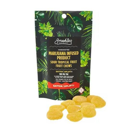 *MED* Smokiez 300mg Gummies - Sweet Tropical Fruit 1:1 (CBD:THC, Sativa)