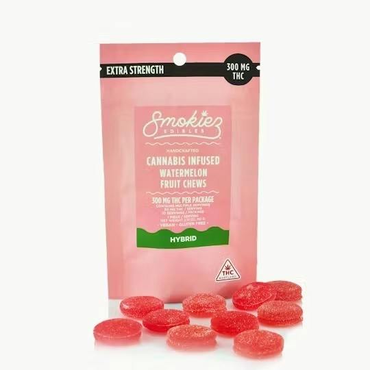 *MED* Smokiez 300mg Gummies - Sweet Watermelon