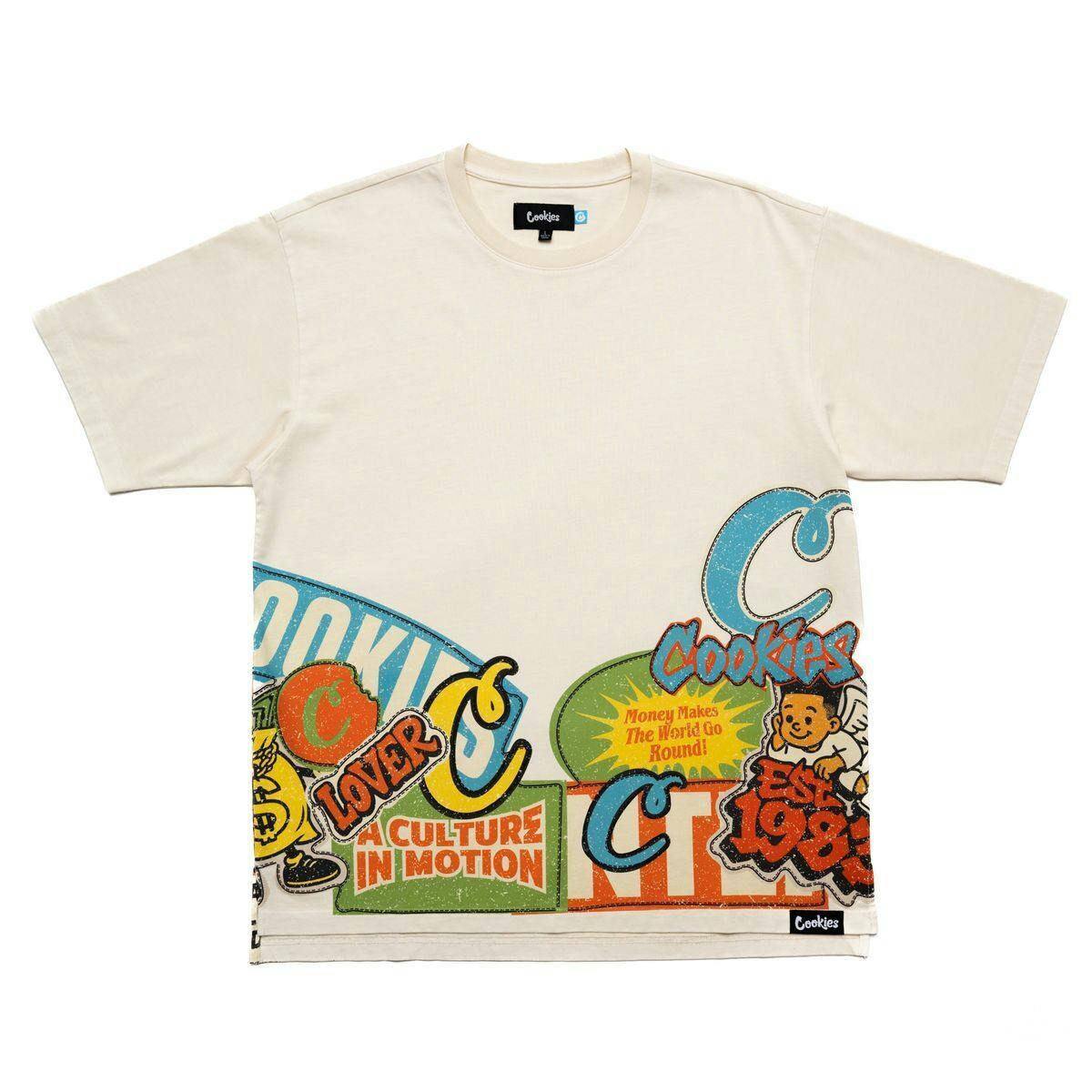 New Money 1983 Cream Ss Tee Small