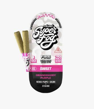 Mfused 1g Twisted Fatties Infused Multipack (2 x 0.5g) - Granddaddy Purp