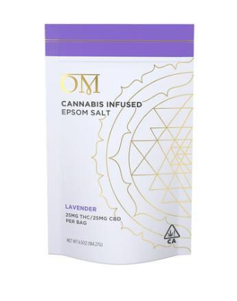 1:1 LAVENDER EPSOM BATH SALTS-OTHER-184G-(25MG THC/25MG CBD)