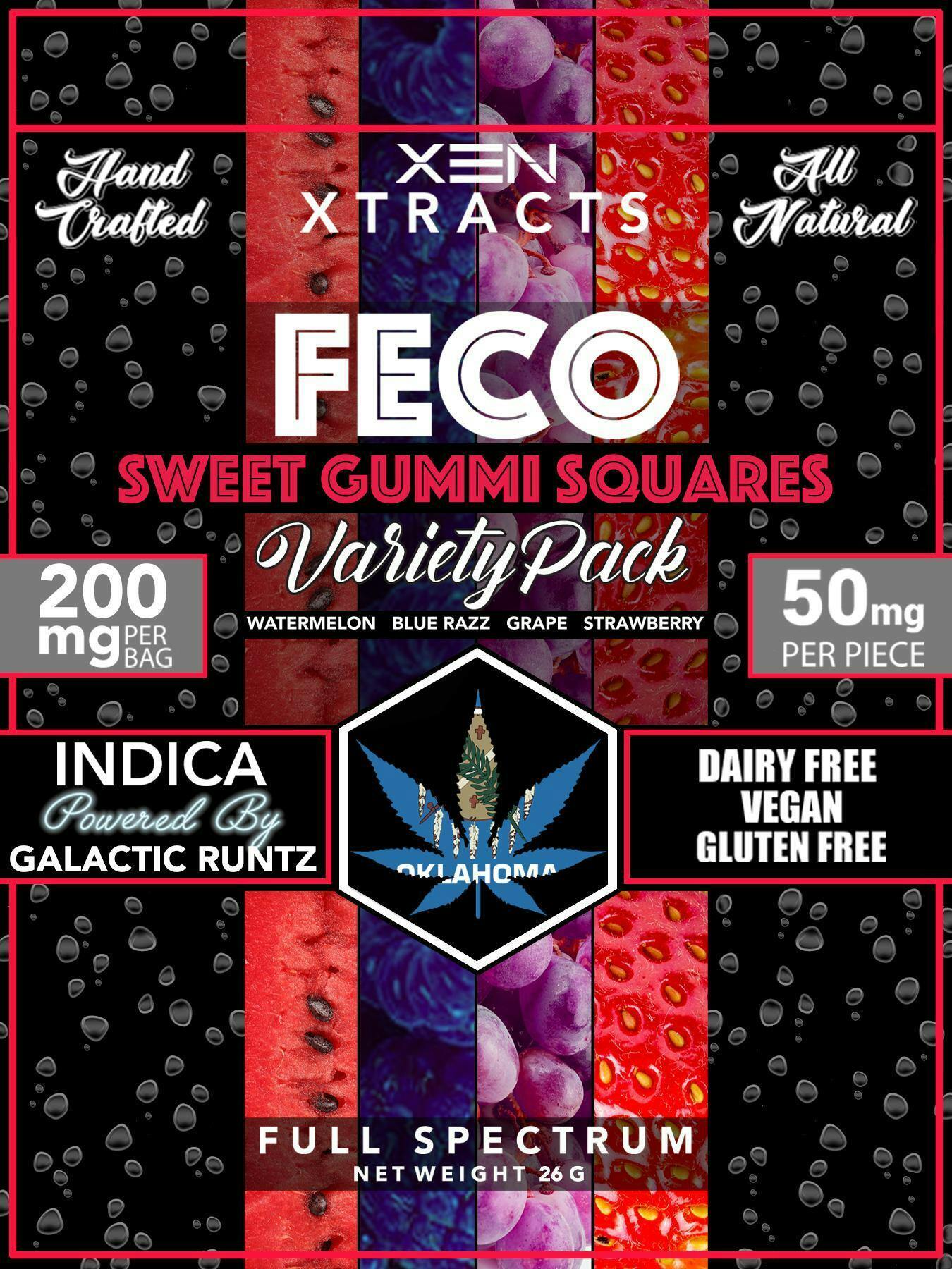 Galactic Runtz 200mg FECO Gummies