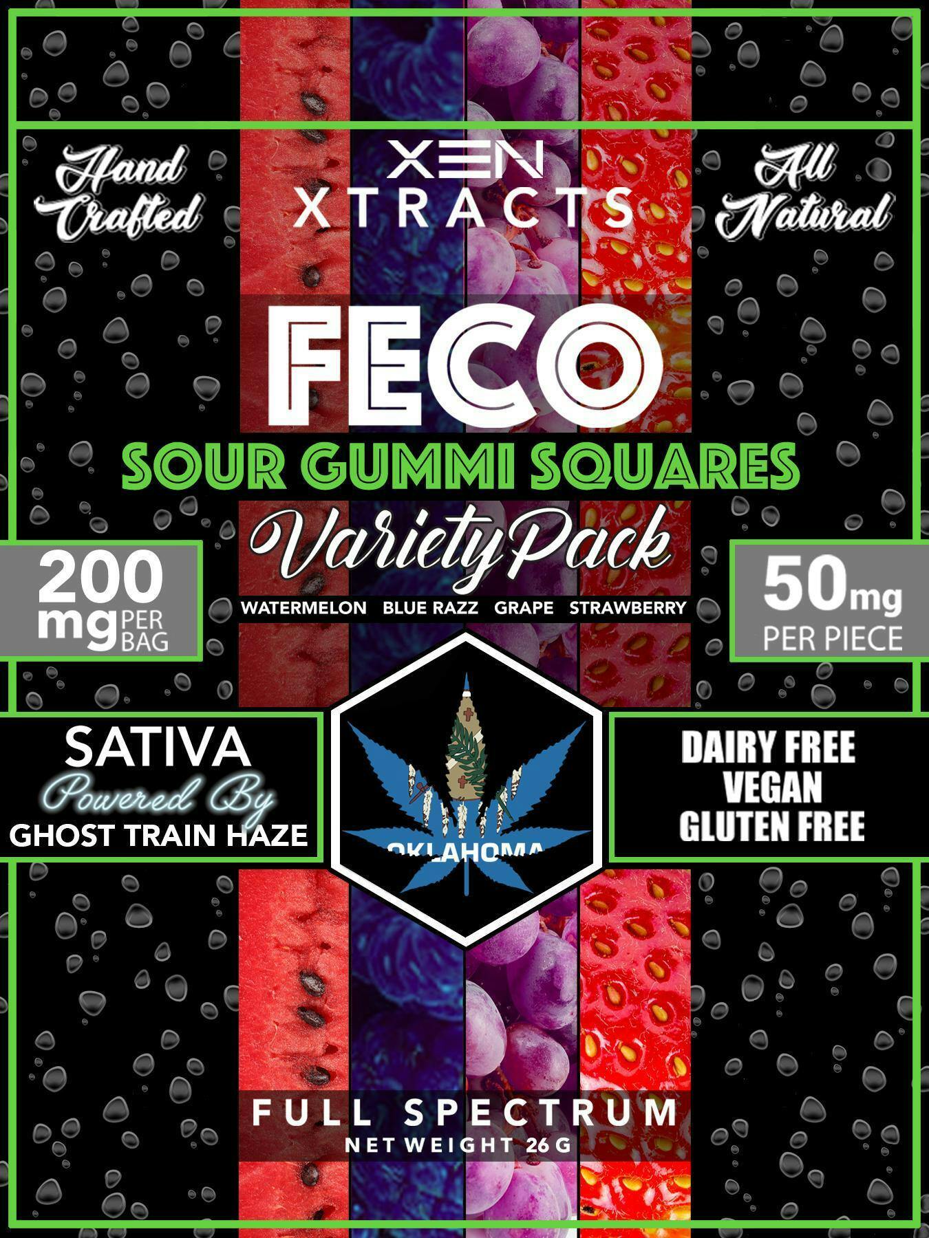 Ghost Train Haze 200mg FECO Gummies
